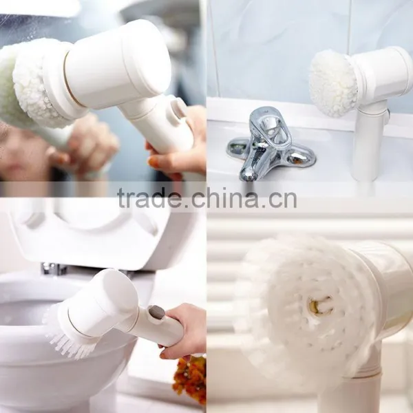 Kitchen Hand Held Electric Scrubber Sponge Scrubber Power Bath Scrubber photo-2