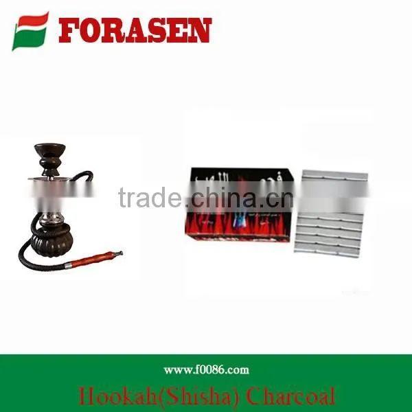Silver Shisha Charcoal Easy Ignited and Long Burning Time Hookah Charcoal