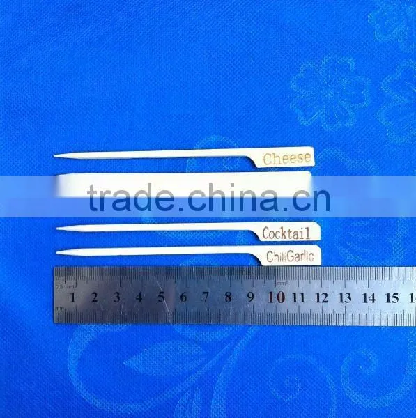 Sale Disposable Bamboo Flat Skewer for BBQ 30cm in Plastic Bag