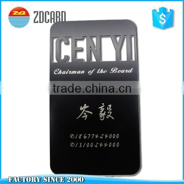 Customized Shape Diecut Metal Card photo-2