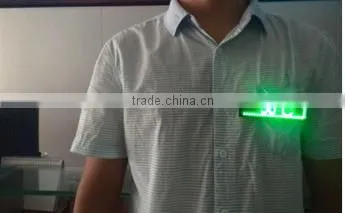 Digital Led Small Screen Chest Card Badge /p2 Electronic Mini Name Tag Led Display /single Color Display Mini Small Name Badge photo-6