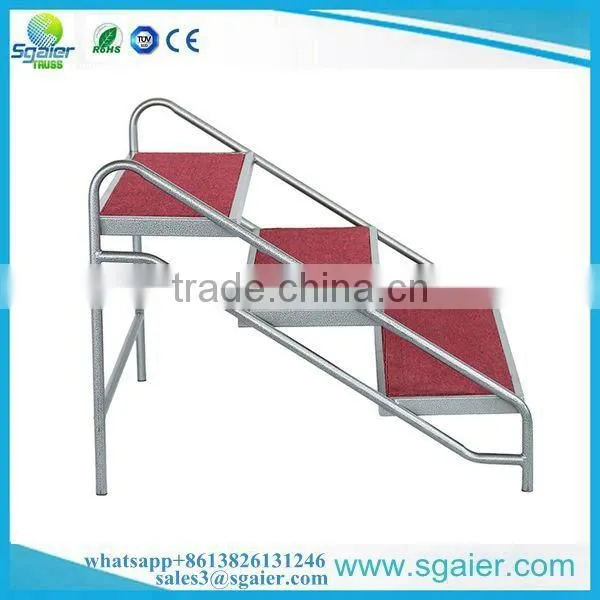 2017 Two Steps With Arm for Metal Folding Stage for Hotel photo-6