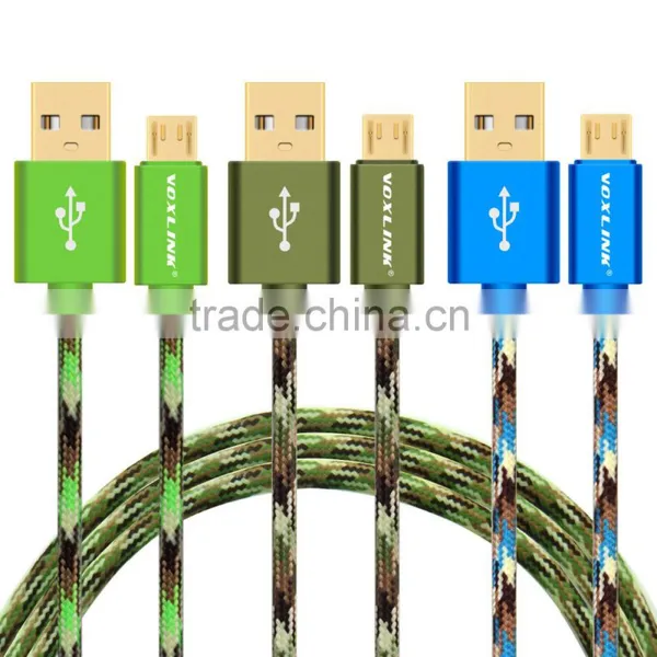 Voxlink Fast Charging 5v 1a Gold-Plated 0.25m/1m/2m/3m Usb Type c Cable or Micro USB 2.0 Charger Date Cable (connector Optioal) photo-2