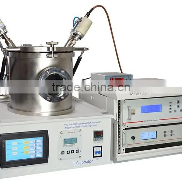 VTC-600-2HD DC/RF Dual-Head High Vacuum 2" Magnetron Plasma Sputtering Coater SHANDONG photo-4