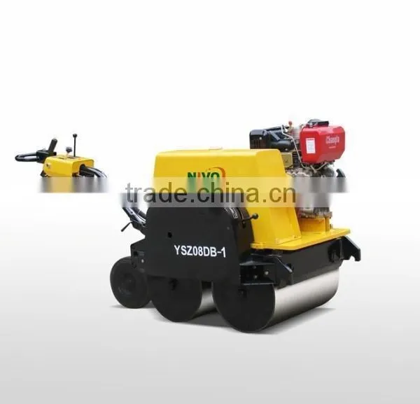 800kg Walk-behind Vibratory Roller Small-size Road Roller Mini Vibratory Roller Light Compaction Equipment photo-2