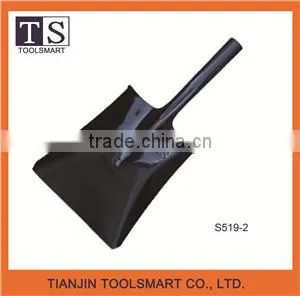 High Quality Flat Garden Spade Steel Shovel With Wooden or Fiber Glass Handle photo-2