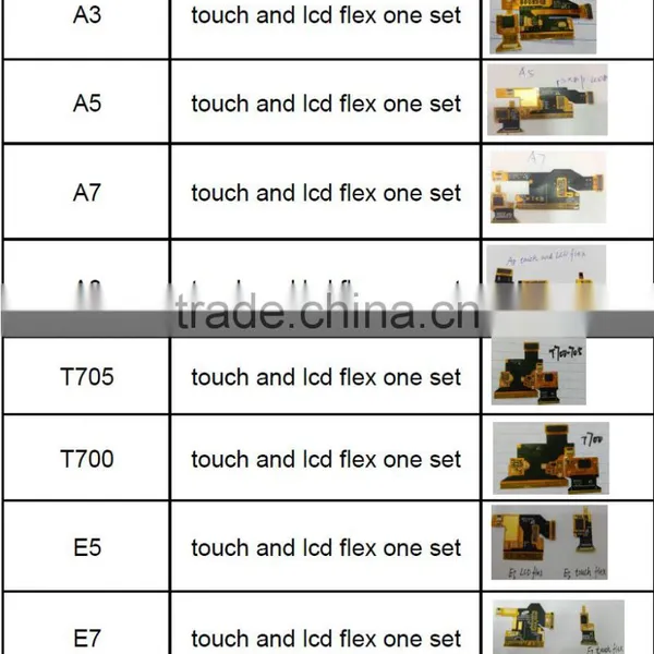 High Quality Mobile Phone Flex Cables !one Set Touch and Lcd Flex Cable for Samsung Galaxy j7 photo-2
