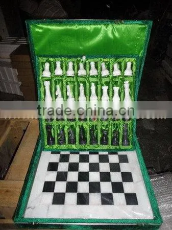 NEW DESIGN MARBLE CHESS BOARDS WITH FIGURES photo-2