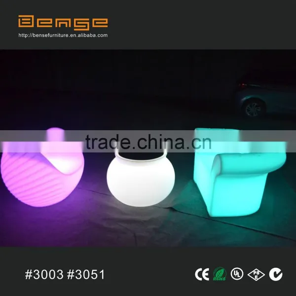 2016 New Hug Curve Sofa Plastic LED Sofa photo-5