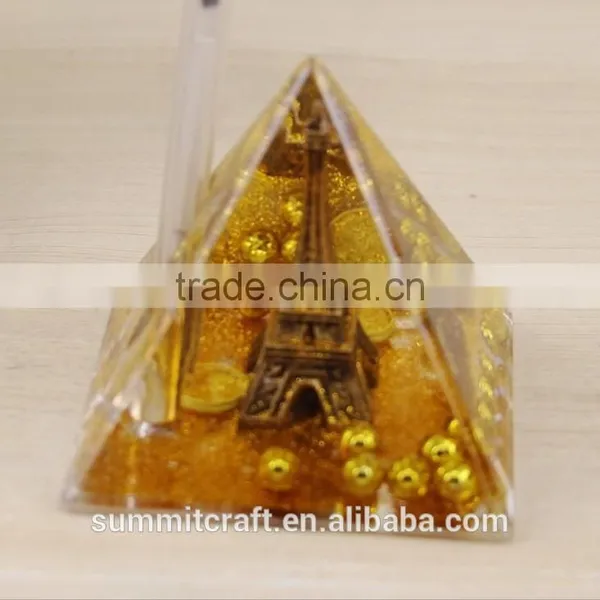 Pyramid Shape Unique Eiffel Tower Pen Holder Premium Gift photo-3