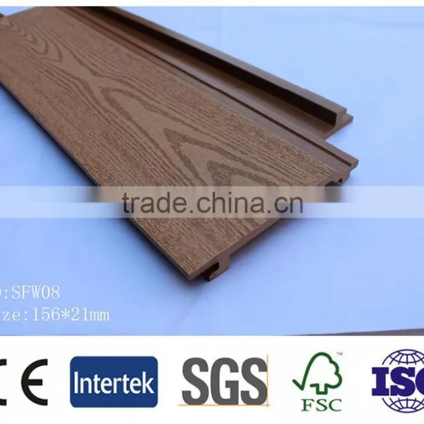 Wpc Wall Panel, Wall Cladding, Wpc Decking Like Wood Decking photo-3