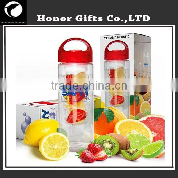 Amazon Hot Selling Wholesale Cheaper BPA Free Water Bottle Fruit Infuser photo-3