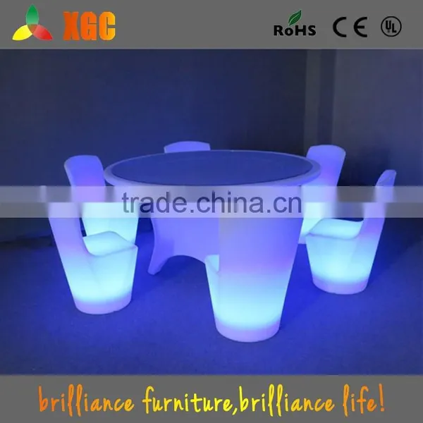 Frosted Glass Bar Table/youkexuan Chairs and Tables for Wedding Banquet photo-3