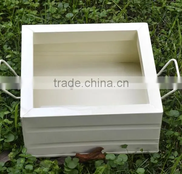 Home & Garden Flower Plants Metal Square Planter photo-4
