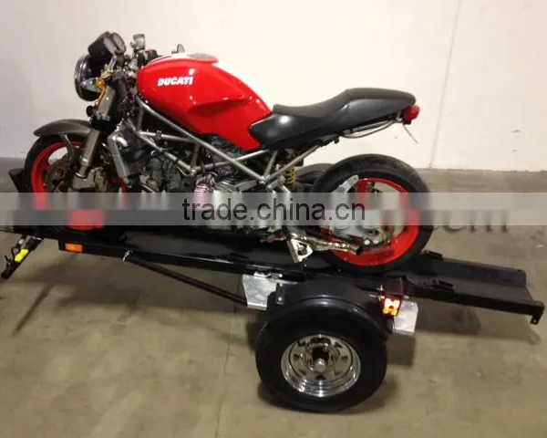 Collapsible Motorcycle Carrier Trailer With Single Wheel photo-5