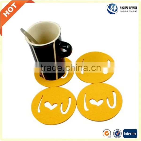 Factory Price Felt Coasters Drinks Mats of Customised photo-4