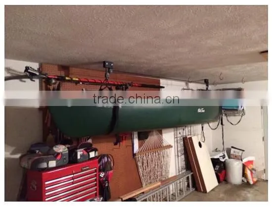 Heavy Duty Garage Utility Canoe, Kayak Bicycle Ceiling Lift Hoist Pulley Storage photo-3