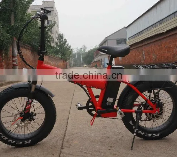 20''*4.0 Folding Electric Bike With 8fun 500W Motor and Sansung 48V 10AH Battery photo-2