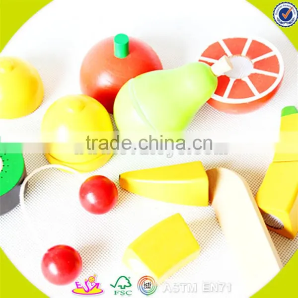Wholesale Simulation Wooden Fruit Baby Toy DIY Cutting Child Toy Role Play Knife Wooden Fruit DIY Toy W10B122 photo-5