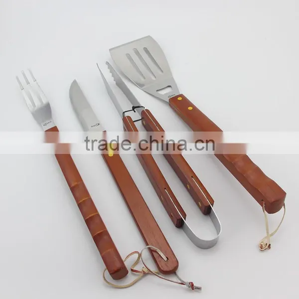 4-Piece Stainless Steel Barbecue Set With Storage Case photo-2