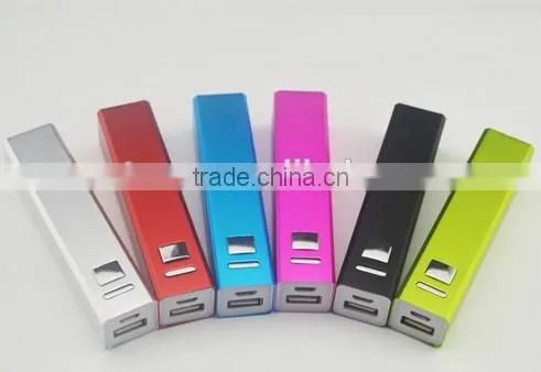 2600mAh Cuboid Shape Portable Metal Power Bank photo-3