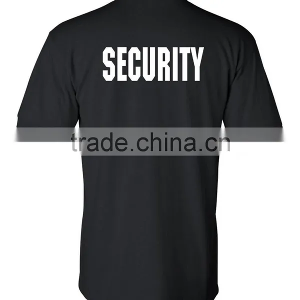 Security Guard Uniform Shirts Silkscreen Sport Polo Tshirt Design Men's Security Guard Uniforms For Sale photo-3