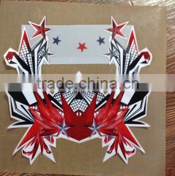 Customized Velvet Sublimation Heat Transfer Print Glue Back Coating photo-2