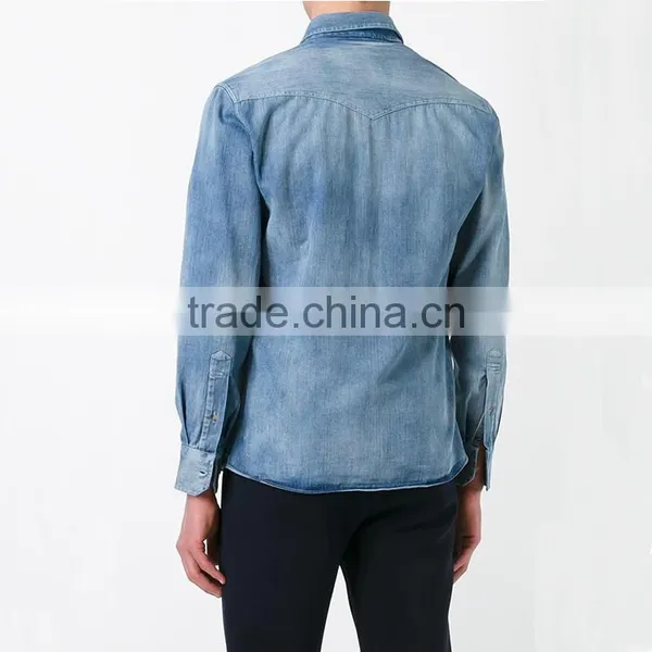 China Wholesale Long Sleeve Man Shirt Latest Shirt Designs for Men Custom Man Shirt photo-2