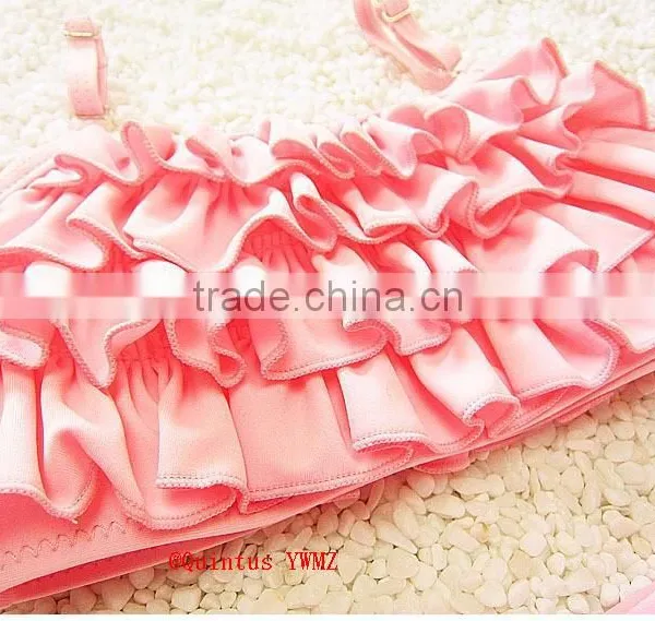 Swimsuit Baby Summer Biniki Solid Color Ruffle Design Bulk Buy From China Yiwu photo-4