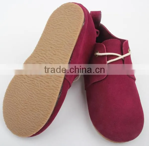 Children Casual Shoes Leather Baby Hard Sole Shoes photo-2