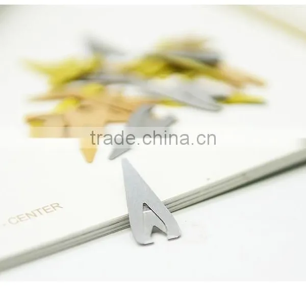 10*25mm Rose Gold /gold /silver Metal Bookmarker photo-6