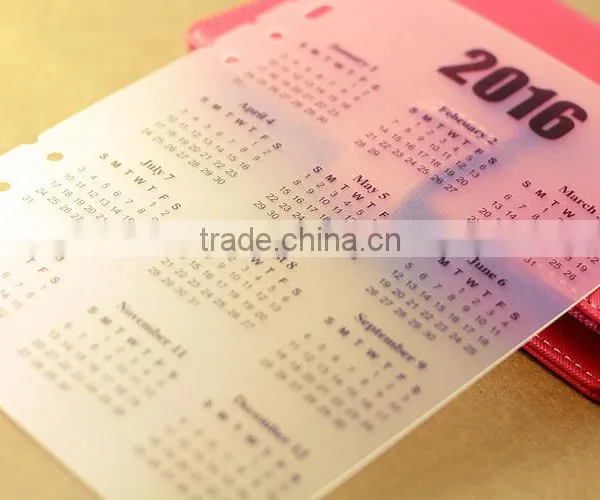 A5/A6 Timetable Board for Planner Transparent PP Spacer for Notebook Customizable Elastic Board photo-2