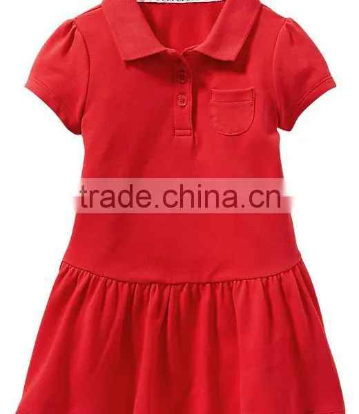 Design Students Uniform Polo Dresses in School Uniforms photo-2