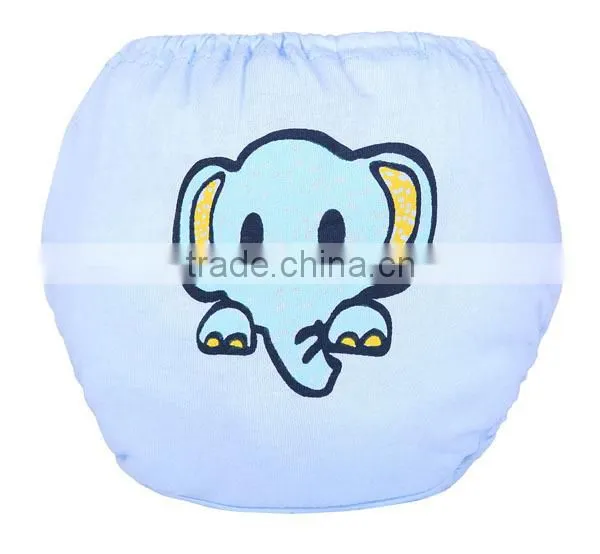 Lovely Lion Pattern and Wried Printed Soft Training Pants Baby Cloth Diaper photo-3