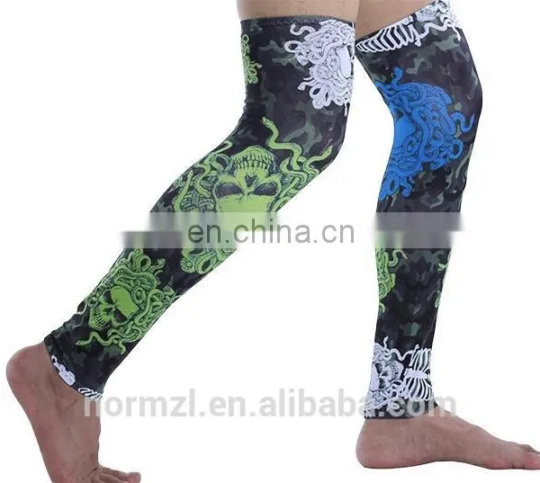 Sublimation Custom Leg Sleeves Cycling Wholesale Foot Sleeve Compression photo-3