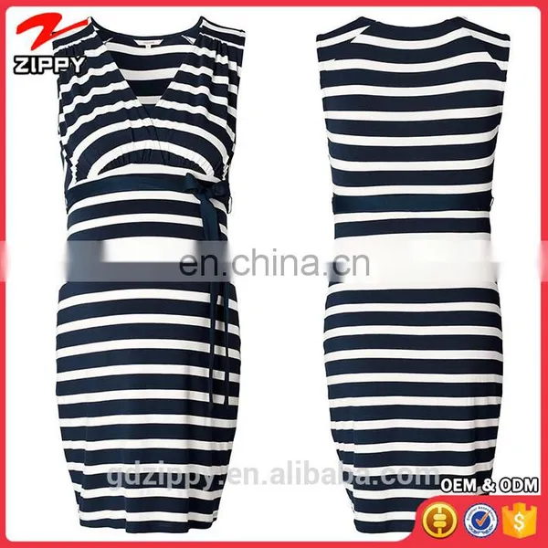Wholesale Clothing Manufacturer Striped Maternity Clothes/Clothing