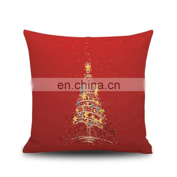 Cheap Christmas Decorative Led Sofa Linen Cushion Throw Pillow Covers photo-4