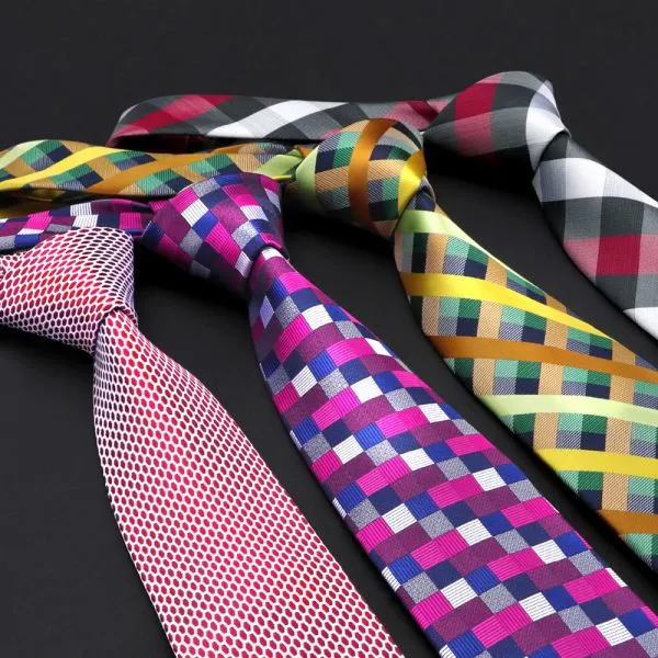Gold Digital Printing Mens Jacquard Neckties Silky Finish Stwill