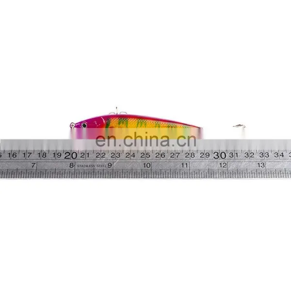 Hard Bait 9.5cm 9g Minnow Streak Fishing Lures Bass Fresh Water Hook Diving Perch Wobbler Fish 10 Colors Stripe Pattern photo-4