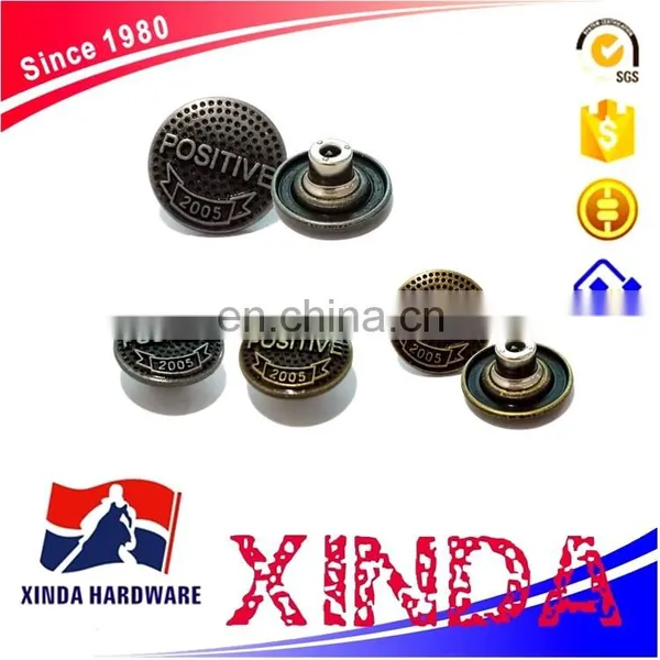 20mm Zinc Alloy Button, Metal Buttons for Customized Design photo-5