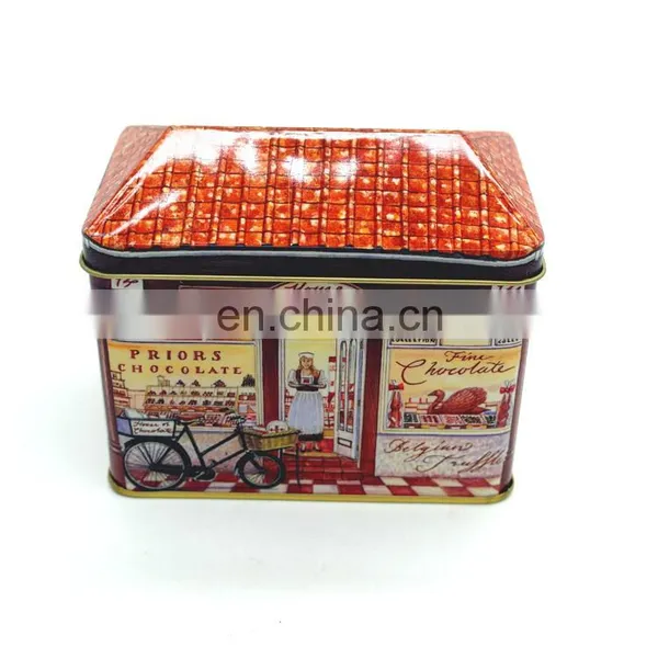 House Shaped Packing Tin Box, Tin Box for Packing Gift or Candy photo-2