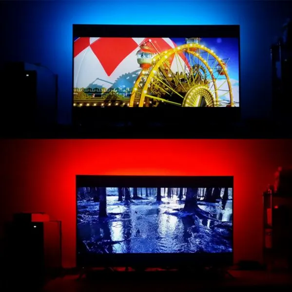 DC5V USB LED Strip 5050 RGB Flexible Light 1M 2M TV Background Lighting RGB LED Strip Adhesive Tape IP20 / IP65 photo-5