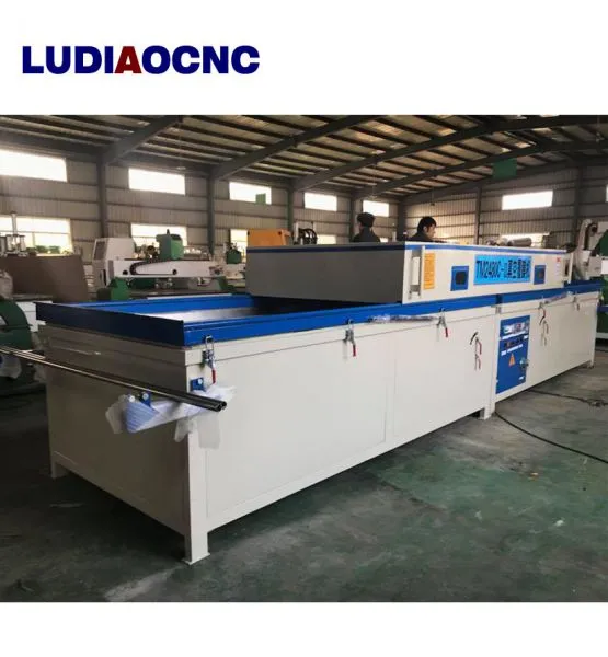 PVC Hot Press Machine Film Vacuum Laminating Membrane Press Machine for Kitchen Cabinet Door photo-2