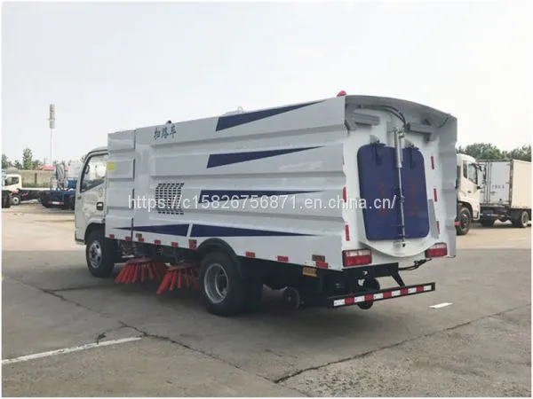 Dongfeng Sweeper Road Car With Dust Factory Custom Quality Reliable photo-2