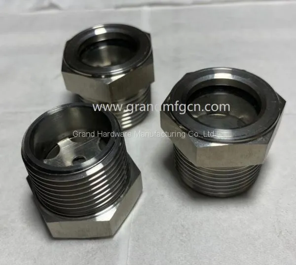 SS304 Oil Level Sight Glass Oil Gauge for Gearbox Oil Container Gasoline Oil Tank 1500PSI photo-4