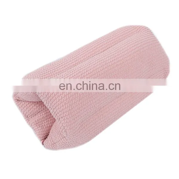 2018 Fashionable Pink Four Folded Multi Function Polystyrene Car Pillow Seat Cushion With Zipper photo-5