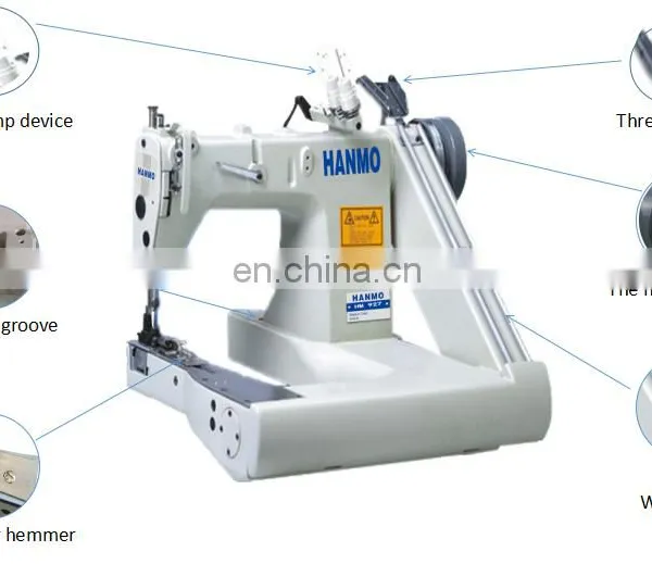 HM 927 HIGH-SPEED DOUBLE NEEDLE FEED-OFF-THE-ARM CHAINSTITCH MACHINE photo-2