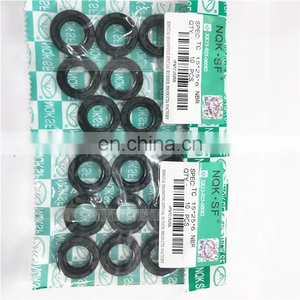 NBR Oil Seal Supplier TC 15X25X6mm NQK SF Oil Seal photo-3