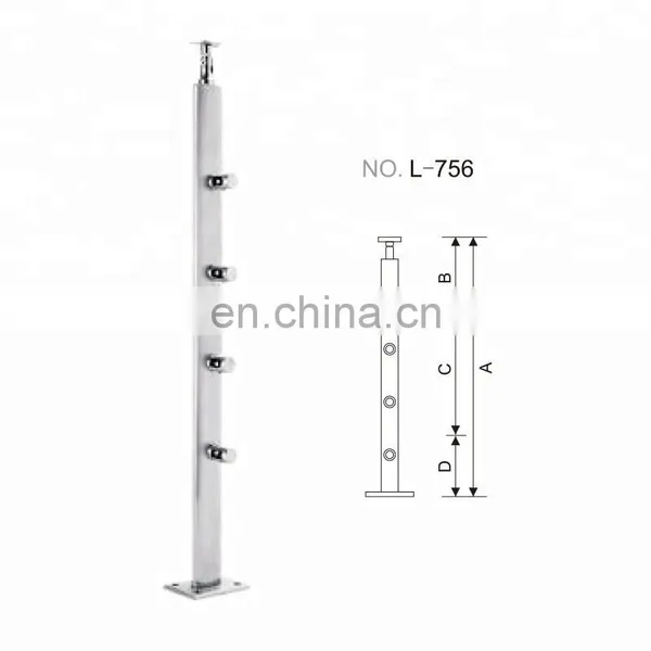 Sonlam Stainless Steel Handrail Post photo-4