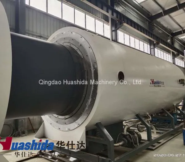 Plastic Pipe Polyethylene Pre-insulated District Heating Pipe Shell Extrusion Line 600-1200mm photo-5